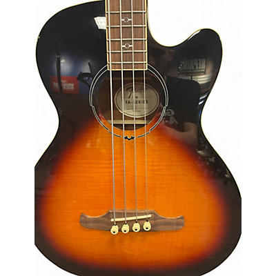 Used Fender fa450ce 3 Tone Sunburst Acoustic Bass Guitar
