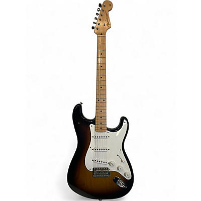 Used Fender fender 50th anniversary limited 1954 strat masterbuilt 2 Color Sunburst Solid Body Electric Guitar