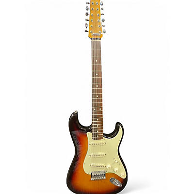 Used Fender fender fsr trad strat 12 string electric 3 Color Sunburst Solid Body Electric Guitar