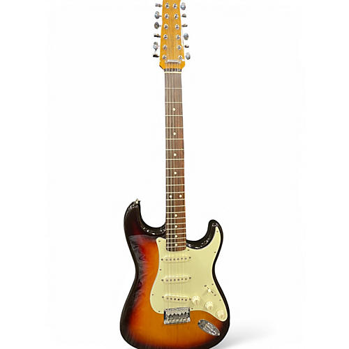 Used Fender fender fsr trad strat 12 string electric 3 Color Sunburst Solid Body Electric Guitar 3 Color Sunburst