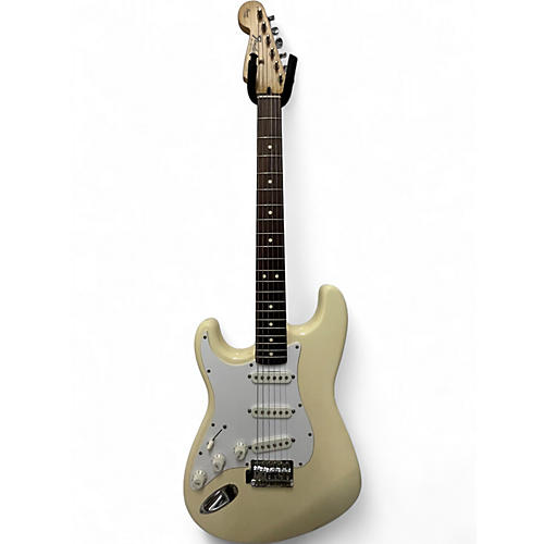 Used Fender fender squier series white Solid Body Electric Guitar white