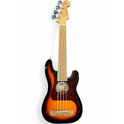 Used Fender fullerton seriesbass uke 2 Color Sunburst Ukulele