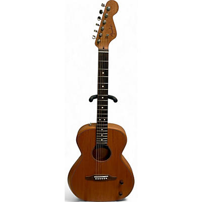 Used Fender highway newporter Mahogany Acoustic Electric Guitar