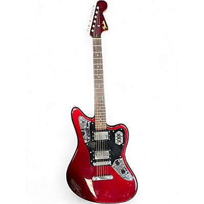 Used Fender jaguar special HH cij jgs Chrome Red Metallic Solid Body Electric Guitar