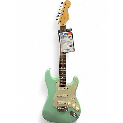 Used Fender japan junior stratocaster Seafoam Green Solid Body Electric Guitar