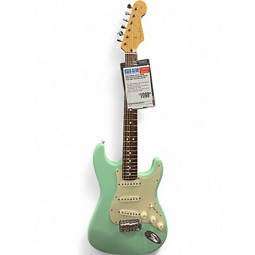 Used Fender japan junior stratocaster Seafoam Green Solid Body Electric Guitar Seafoam Green