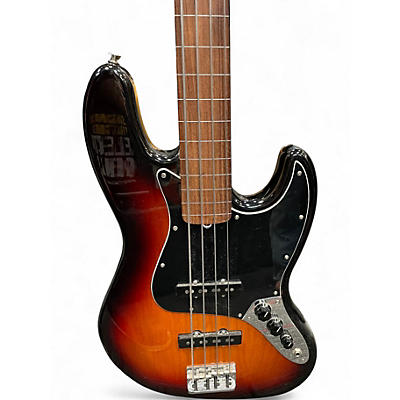 Used Fender  jazz bass 2 Color Sunburst Electric Bass Guitar
