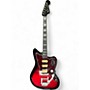 Used Fender jazzmaster gold foil red Solid Body Electric Guitar red