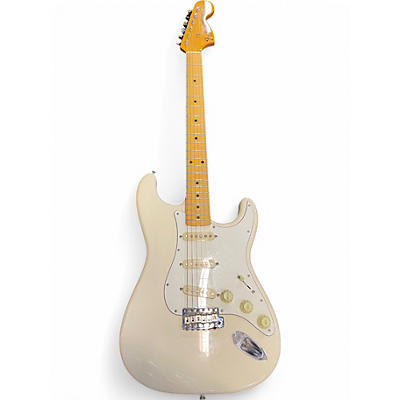 Used Fender jv modified 60s stratocaster white Solid Body Electric Guitar