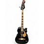 Used Fender kingman Black Acoustic Bass Guitar Black