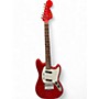 Used Fender mg69 mustang red Solid Body Electric Guitar red