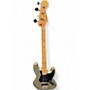 Used Fender mod shop jazz bass Silver Electric Bass Guitar Silver
