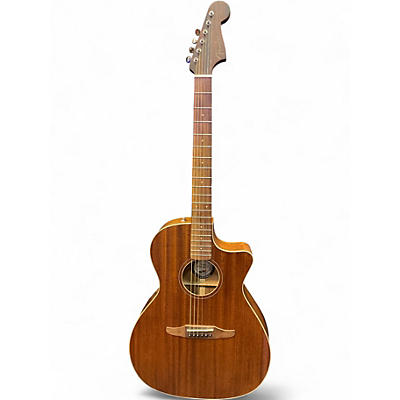 Used Fender newporter special mahogany Acoustic Electric Guitar