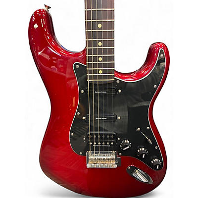 Used Fender player II Stratocaster HSS Candy Apple Red Solid Body Electric Guitar