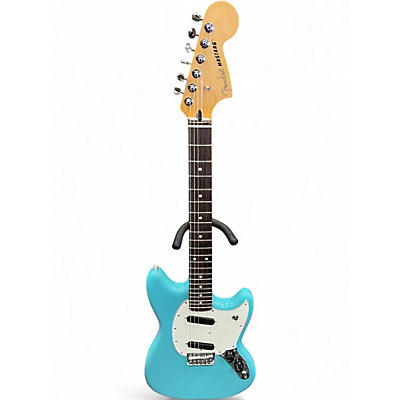 Used Fender player II mustang BLUE Solid Body Electric Guitar