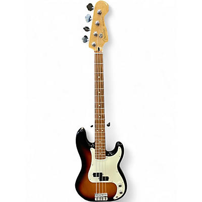 Used Fender player ii P Bass 3 Color Sunburst Electric Bass Guitar