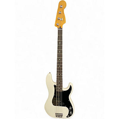 Used Fender player ii precision bass Pearl White Electric Bass Guitar