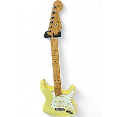 Used Fender player ii stratocaster yellow Solid Body Electric Guitar