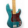 Used Fender player precision limited edition ocean turquoise Electric Bass Guitar ocean turquoise