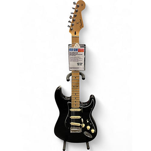 Fender Used Fender player stratocaster 75th anniversary Black Solid Body Electric Guitar Black