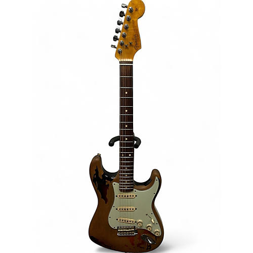 Used Fender roy gallagher stratocaster 3 Color Sunburst Solid Body Electric Guitar 3 Color Sunburst