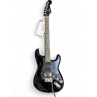Used Fender special edition stratocaster hss ebony matching headstock Black Solid Body Electric Guitar