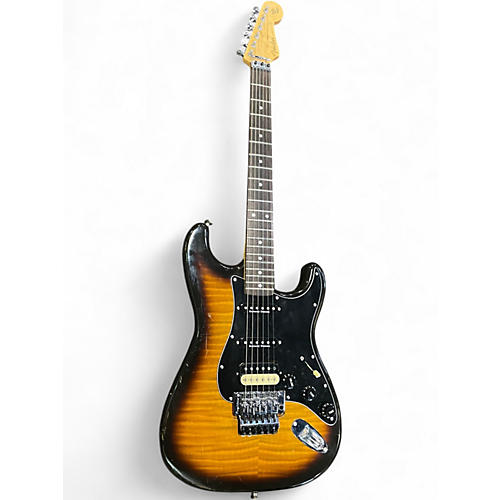 Used Fender squier series floyd rose Sunburst Solid Body Electric Guitar Sunburst