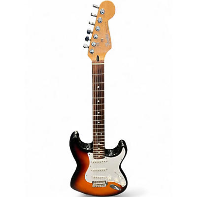 Used Fender standard stratocaster Brown Sunburst Solid Body Electric Guitar