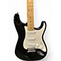 Used Fender stratocaster Black Solid Body Electric Guitar Black