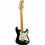 Used Fender stratocaster Black Solid Body Electric Guitar Black