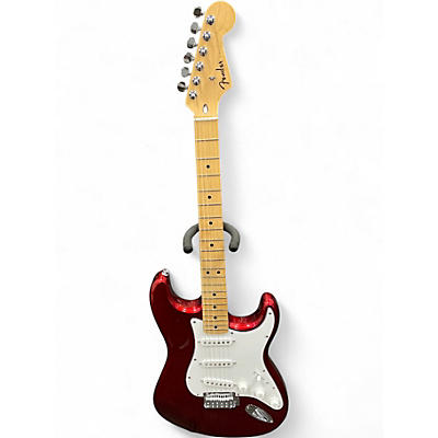 Used Fender stratocaster Black Solid Body Electric Guitar