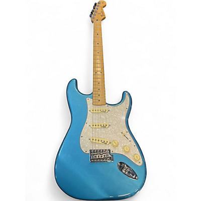 Used Fender stratocaster Metallic Blue Solid Body Electric Guitar