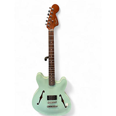Used Fender tom delonge starcaster SURF GREEN Hollow Body Electric Guitar