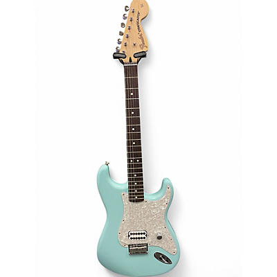 Used Fender tom delonge stratocaster Daphne Blue Solid Body Electric Guitar