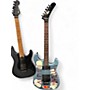 Used Fender tom morello arm the homeless Ice Blue Metallic Solid Body Electric Guitar Ice Blue Metallic