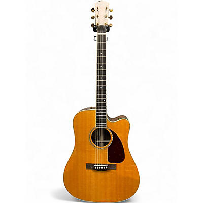 Used Fender tpd-2ce Natural Acoustic Electric Guitar