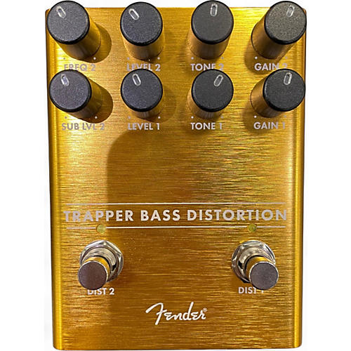 Used Fender trapper bass distortion Bass Effect Pedal