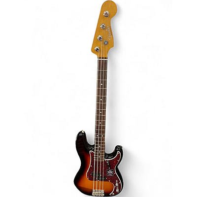 Used Fender vintera 60s Precision bass Natural burst Electric Bass Guitar