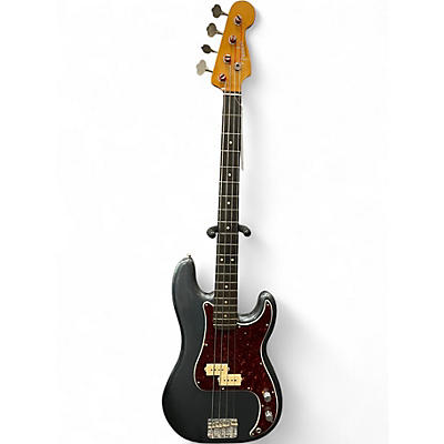 Used Fender vintera ii roadworn precision  CHARCOAL FROST Electric Bass Guitar