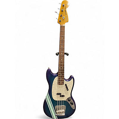 Used Fender vintera mustang Burgundy Electric Bass Guitar