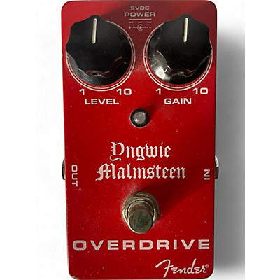 Used Fender yngwie malmsteen overdrive Effect Pedal