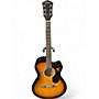 Used Fenderf FA135CE Concert 3 Tone Sunburst Acoustic Electric Guitar 3 Tone Sunburst