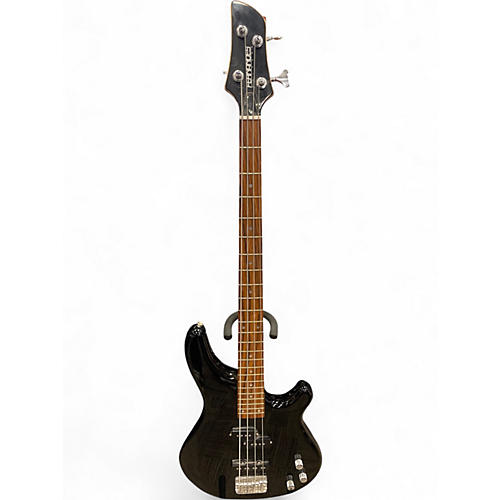 Used Fernades FRB-40 Revolver Bass Black Electric Bass Guitar Black