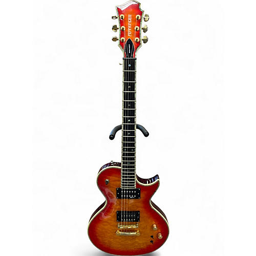 Used Fernanades Monterey Elite Cherry Sunburst Solid Body Electric Guitar Cherry Sunburst