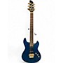 Used Fernandes Dragonfly Trans Blue Solid Body Electric Guitar Trans Blue