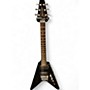 Used Fernandes FLYING V BLACK Solid Body Electric Guitar BLACK