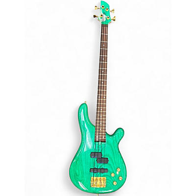 Used Fernandes FRB90 Metallic Green Electric Bass Guitar