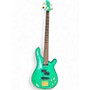Used Fernandes FRB90 Metallic Green Electric Bass Guitar Metallic Green