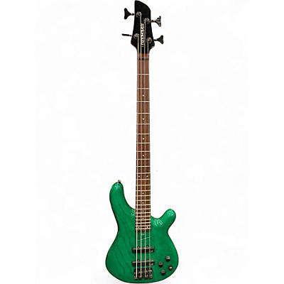 Used Fernandes GRAVITY IV Green Electric Bass Guitar