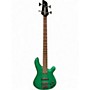 Used Fernandes GRAVITY IV Green Electric Bass Guitar Green